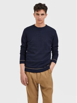 Selected Homme Sweter Jerome 16085464 Granatowy Regular Fit