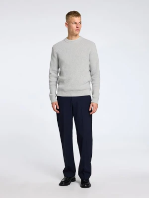 SELECTED HOMME Sweter "Theo" w kolorze jasnoszarym rozmiar: XL