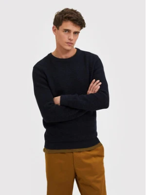 Selected Homme Sweter Vince 16059390 Granatowy Regular Fit