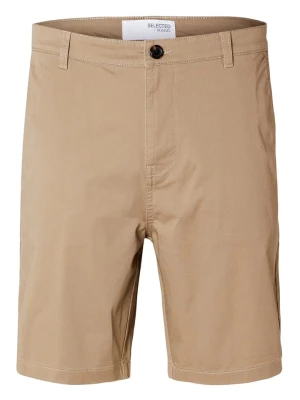 SELECTED HOMME Szorty chino w kolorze beżowym rozmiar: M