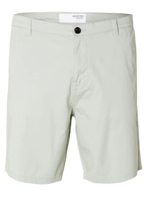 SELECTED HOMME Szorty chino w kolorze szarobrązowym rozmiar: L