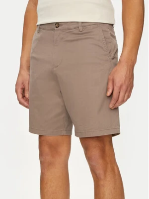 Selected Homme Szorty materiałowe Bill 16092256 Brązowy Regular Fit