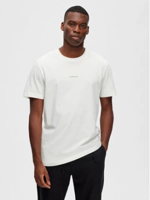 Selected Homme T-Shirt 16088656 Biały Regular Fit