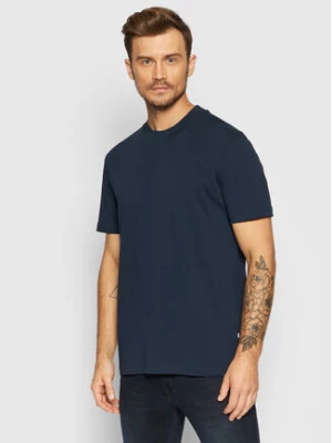 Selected Homme T-Shirt Colman 16077385 Granatowy Relaxed Fit