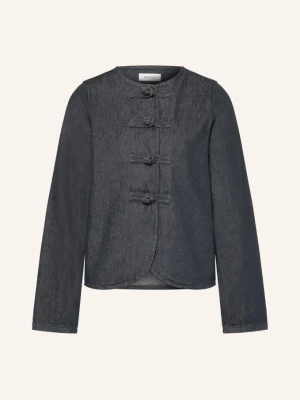 Selected Marynarka Dżinsowa grau DARK GREY DENIM