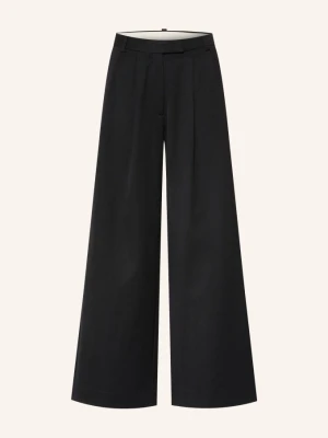 Selected Spodnie Typu Marlena schwarz CZARNY