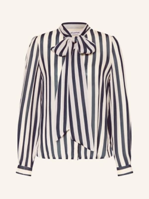 Self-Portrait Bluzka Z Kołnierzykiem blau