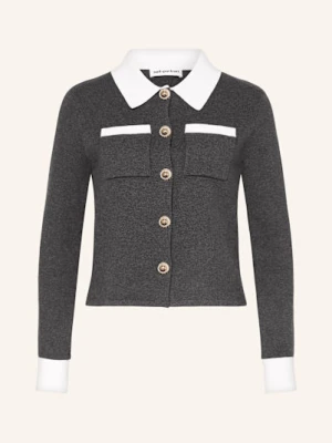 Self-Portrait Kardigan grau