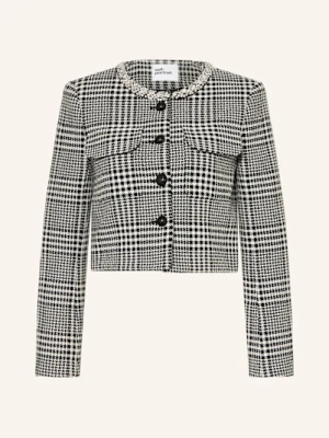 Self-Portrait Kurtka Z Tweedu schwarz