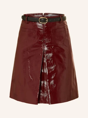 Self-Portrait Spódnica Skórzana rot