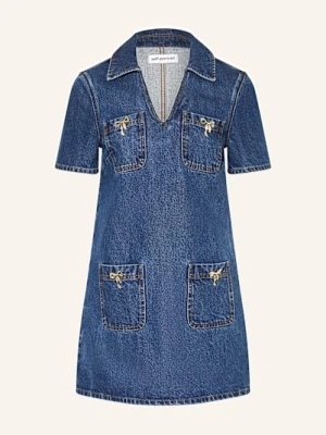 Self-Portrait Sukienka Jeansowa blau