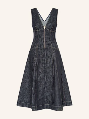 Self-Portrait Sukienka Jeansowa blau