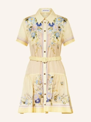 Self-Portrait Sukienka Koszulowa gelb