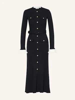 Self-Portrait Sukienka Z Dzianiny blau