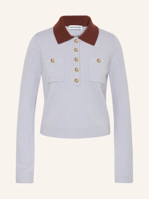 Self-Portrait Sweter blau