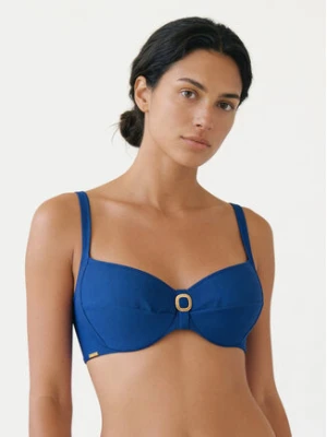 Selmark Góra od bikini BN312 Niebieski
