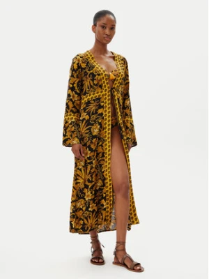 Selmark Kimono BM297 Czarny Relaxed Fit