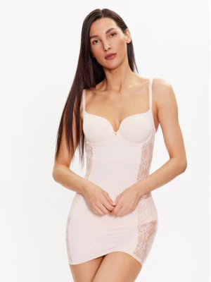 Selmark Koszula nocna Penelope 31095C Różowy Slim Fit