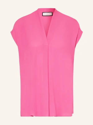 Sem Per Lei Bluzka Z Satyny pink