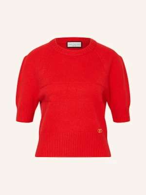 Sem Per Lei Dzianinowa Koszulka Z Kaszmiru rot