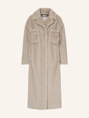 Sem Per Lei Płaszcz Ze Sztucznego Futra grau