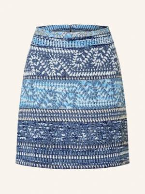 Sem Per Lei Spódnica Z Tweedu Z Błyszczącą Przędzą blau