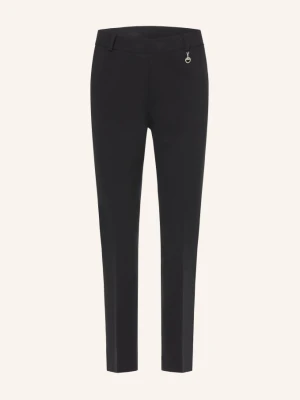 Sem Per Lei Spodnie Typu Bootcut Z Dżerseju schwarz CZARNY