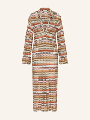 Sem Per Lei Sukienka Z Dzianiny orange