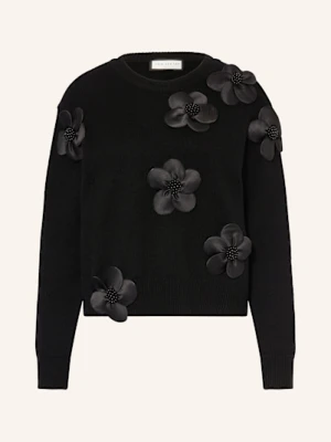 Sem Per Lei Sweter Z Dodatkiem Kaszmiru schwarz