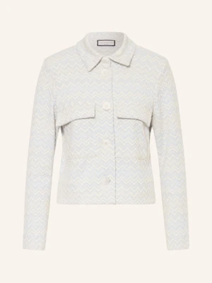 Sem Per Lei Żakiet Pudełkowy Z Błyszczącą Przędzą blau