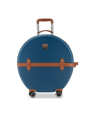 Semi Line Walizka średnia T5672-3 Granatowy