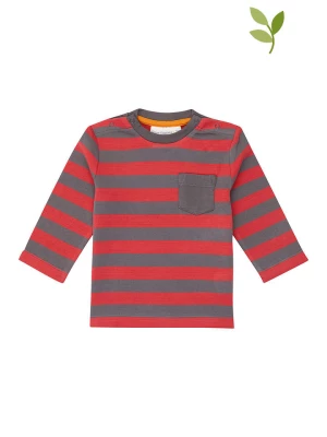 Sense Organics Koszulka "Elan" w kolorze szaro-czerwonym rozmiar: 74