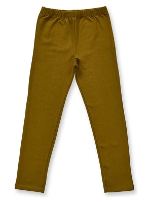 Sense Organics Legginsy "Linda" w kolorze oliwkowym rozmiar: 134/140