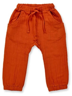 Sense Organics Spodnie w kolorze ceglanym rozmiar: 104