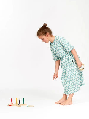 Sense Organics Sukienka "Nora" w kolorze turkusowym rozmiar: 104