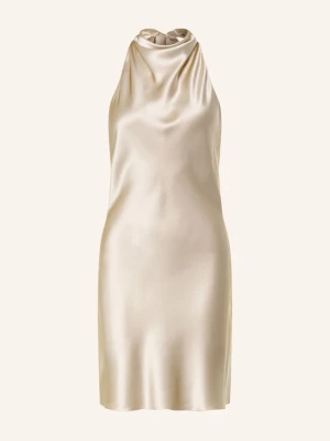 Serenity Sukienka Koktajlowa Cea Z Jedwabiu beige
