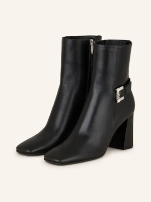 Sergio Rossi Botki Z Ozdobnymi Kamykami schwarz