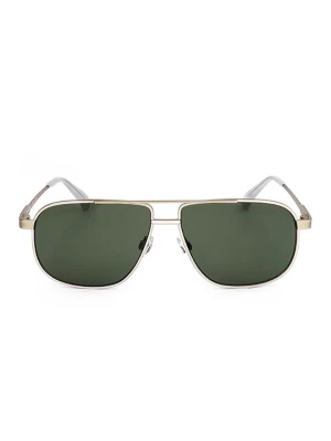 Sergio Tacchini Męskie okulary przeciwsłoneczne w kolorze złoto-zielonym rozmiar: 57