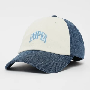 SNIPES Serif Logo Contrast Panel Denim BBall Cap uniseks Czapki niebieski rozmiar Akcesoria