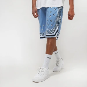 Karl Kani Serif Paisley Mesh Shorts mężczyźni Krótkie spodenki niebieski rozmiar Odzież