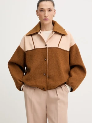 Sessun krótka kurtka damska z wełną