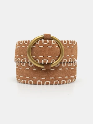 Sessun pasek damski zamszowy