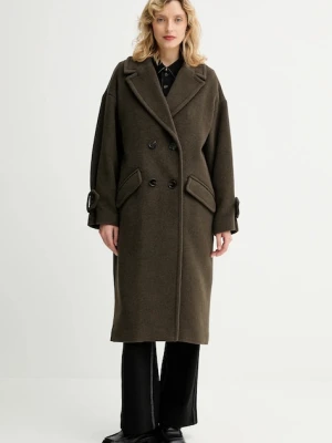 Sessun płaszcz z wełną