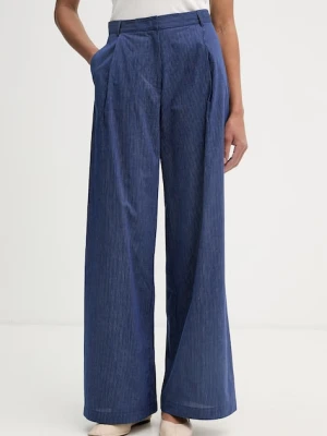 Sessun spodnie straight damskie bawełniane