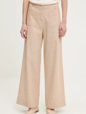 Sessun spodnie wide leg damskie bawełniane