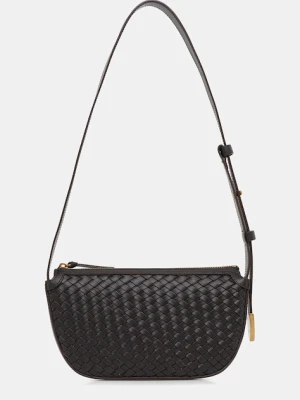 Sessun torebka skórzana kolor brązowy 25102019