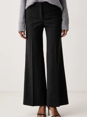 Seventy Venezia spodnie wide leg damskie szary