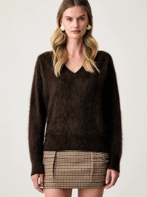 Seventy Venezia sweter damski kaszmirowy brązowy