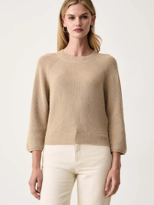 Seventy Venezia sweter damski wełniany beżowy