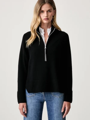 Seventy Venezia sweter damski wełniany czarny